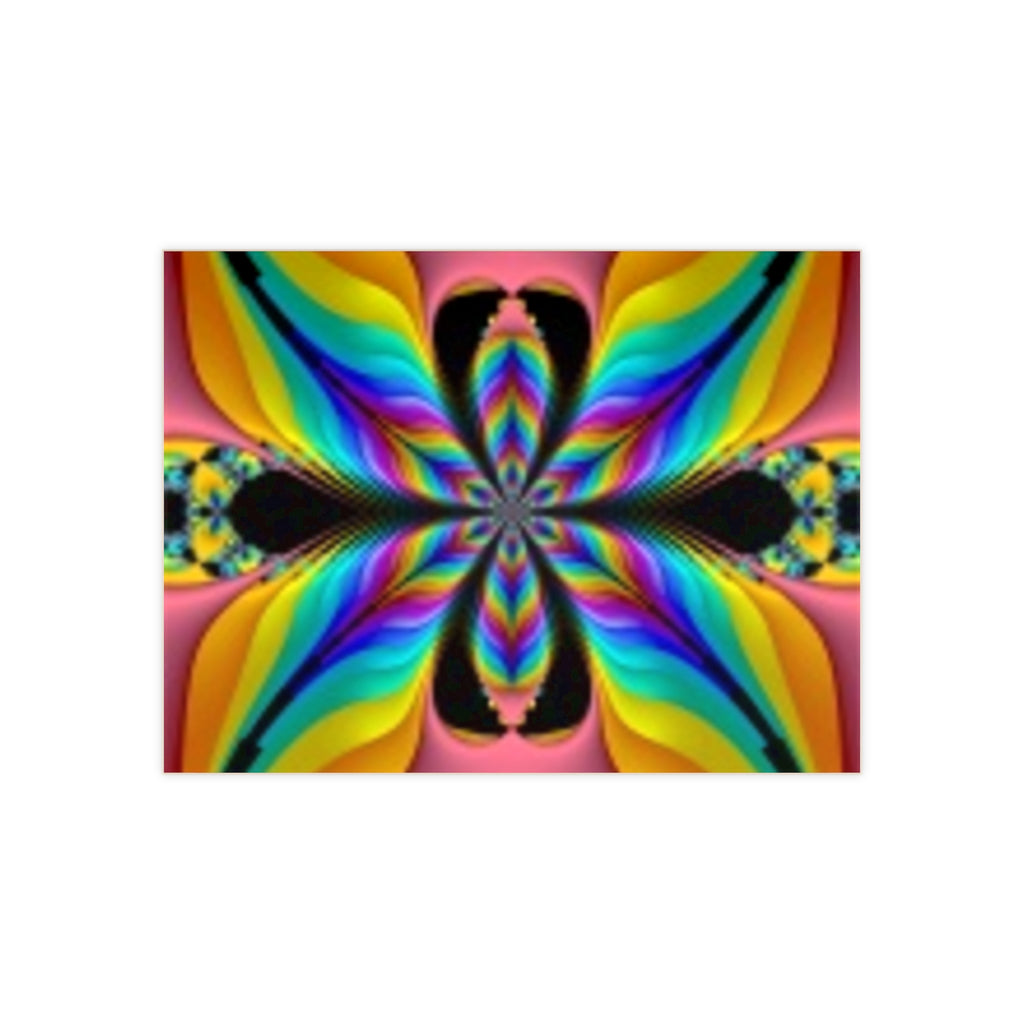 Ceramic Tile - Psychedelic Rainbow Kaleidoscope Photo Tile