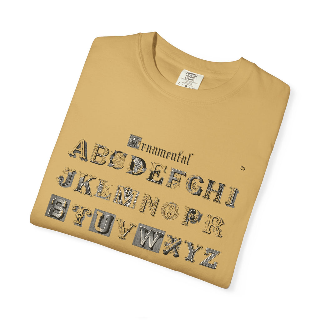 Vintage Alphabet Chart T-Shirt