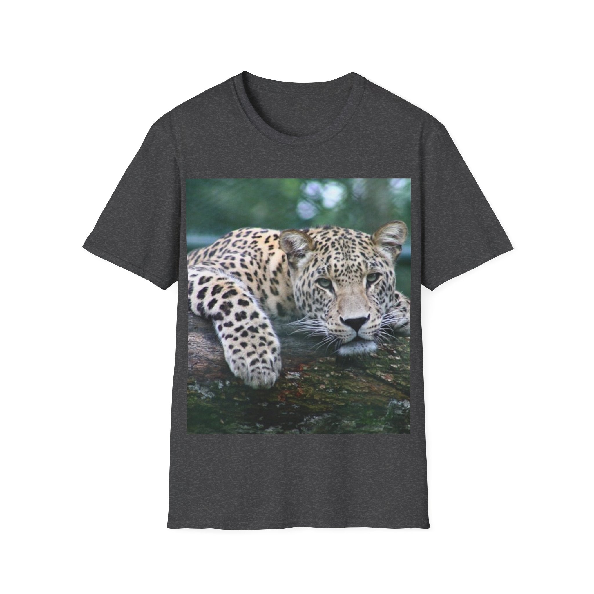 Leopard Gaze T-Shirt — Bold Wildlife Photo Tee
