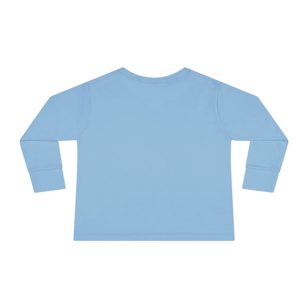 Toddler Long Sleeve Tee - Colorful Giraffe with Sunglasses Cute Kids Shirt