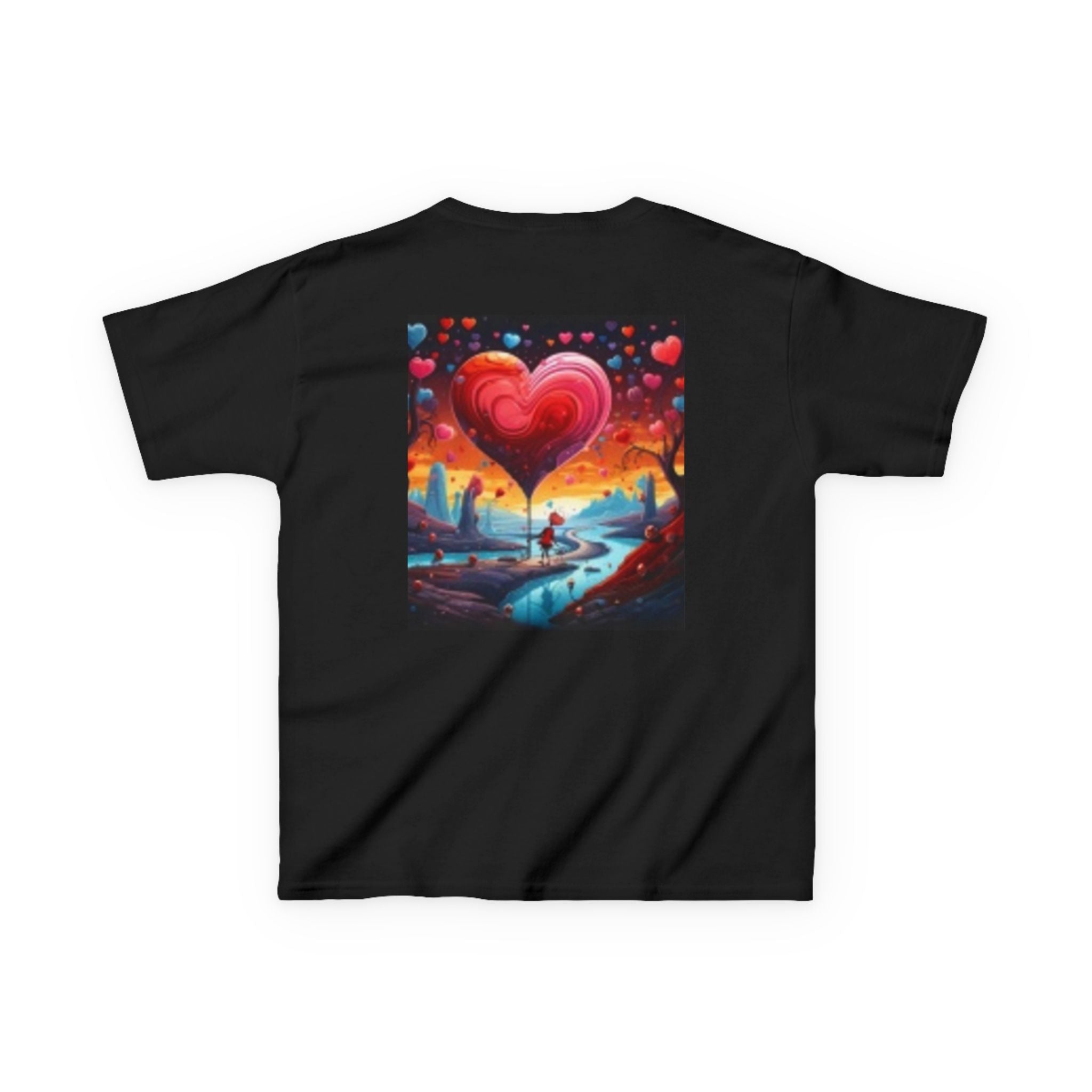 Kids T-Shirt — Cute Wide-Eyed Dog Portrait Tee for Children