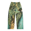 Peacock Print Pajama Pants — Women's Cozy All-Over-Print Lounge Pants