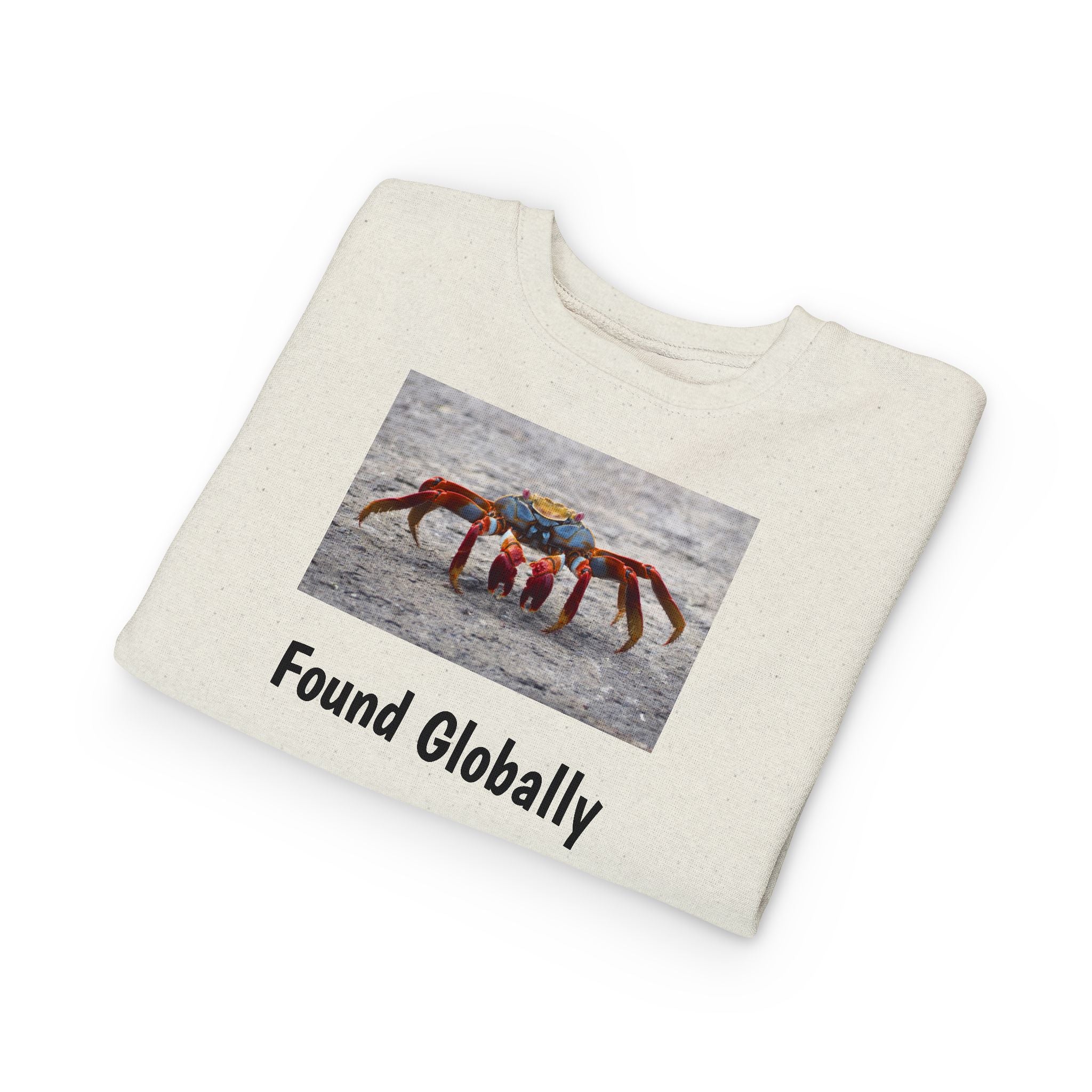 Toddler Sweatshirt - Colorful Fiddler Crab Beach Graphic
