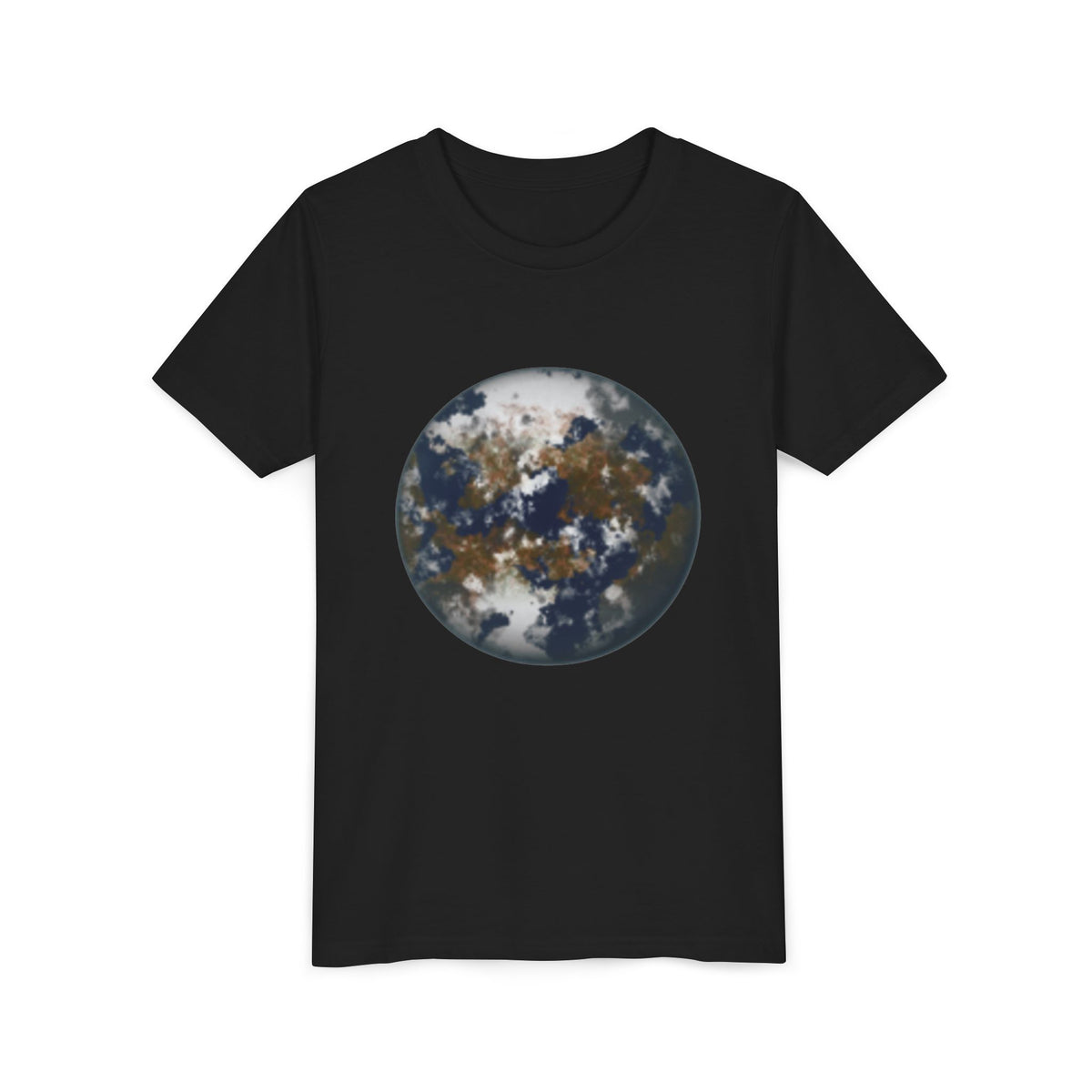 Youth Tee — Earth Globe Planet & Earth Facts  Design Kids' Short Sleeve Shirt