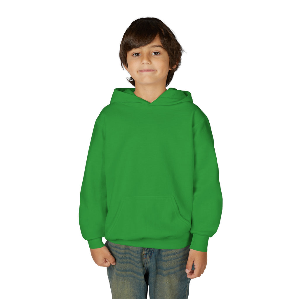Youth Hoodie — Cute Alien in UFO Space Graphic