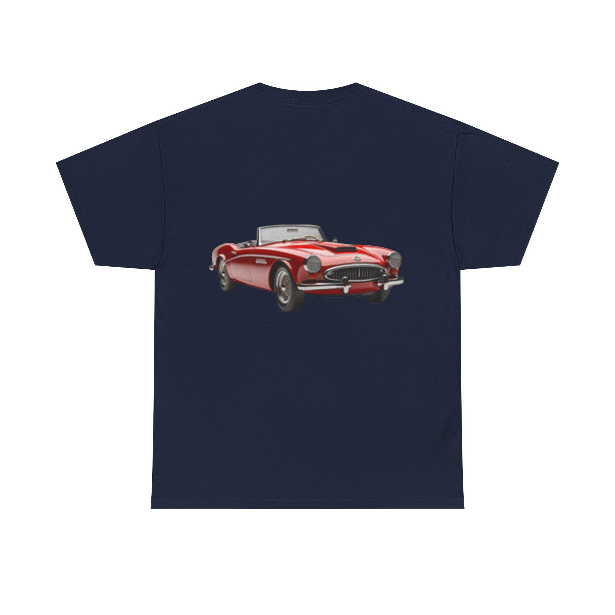 Pinup Girl Graphic T-shirt & Fast Car — Retro 1950s Bathing Beauty T-Shirt