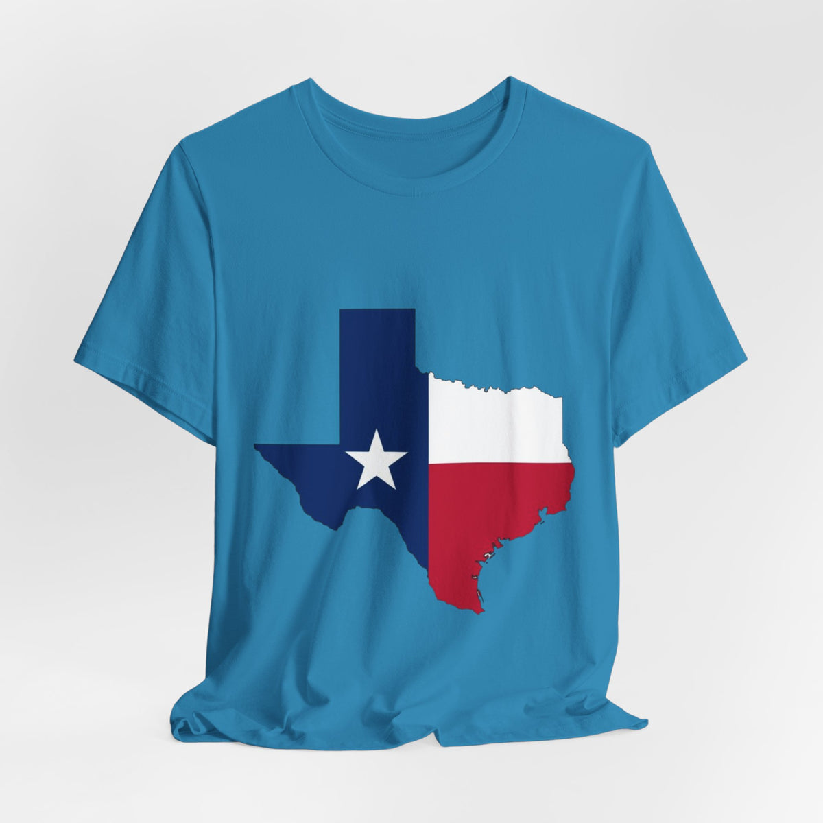 Texas Flag T-Shirt — Texas State Outline with Lone Star