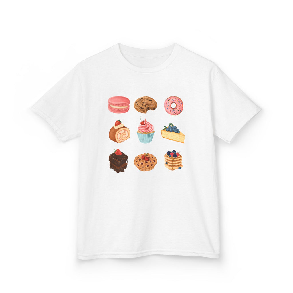 Kids Dessert T‑Shirt — Cute Pastry & Cupcake Graphic Tee
