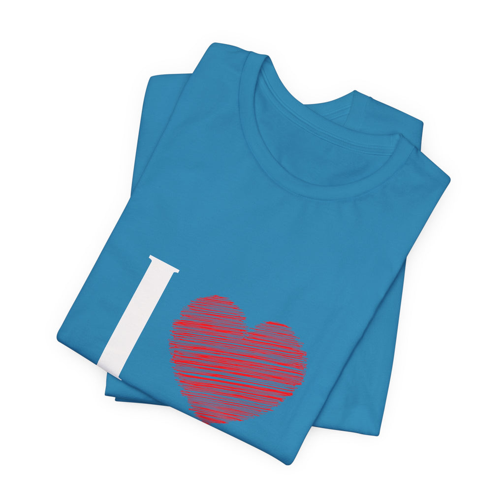 I  Love TX T-Shirt - Texas Love Graphic Tee