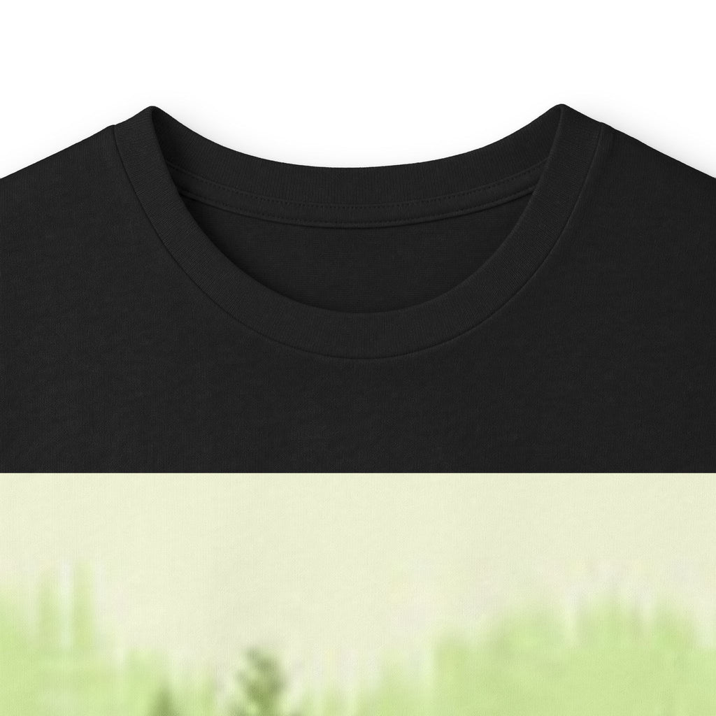 Forest Deer Sunset Long Sleeve Tee — Nature Silhouette Graphic Shirt