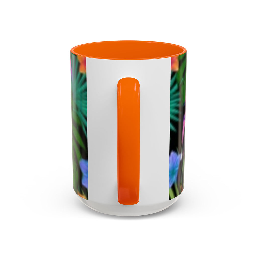 Tropical Floral Coffee Mug — Colorful Paradise Accent Mug (11/15 oz)