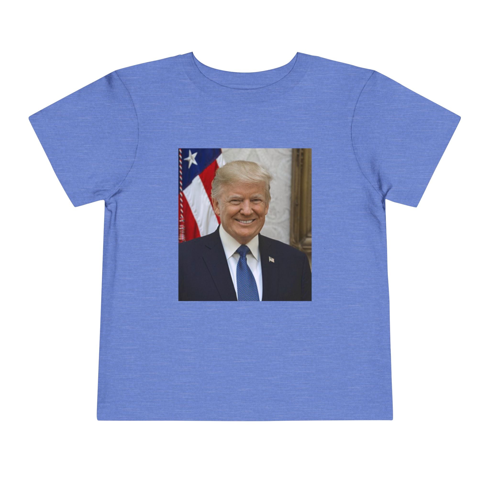 T-shirt pour enfant avec portrait patriotique et drapeau