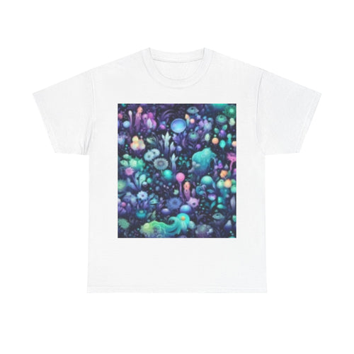 Abstract Neon Mushroom T-Shirt