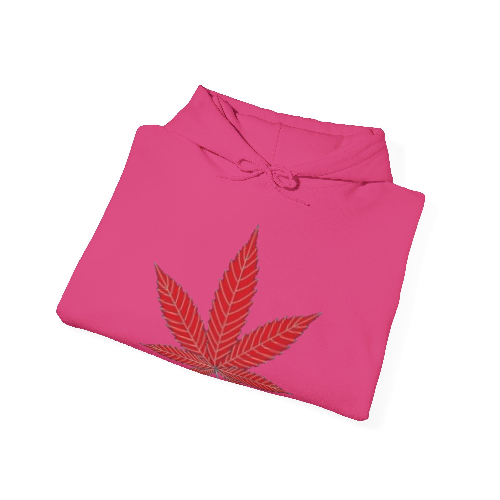 Marijuana Leaf Hoodie with Two Men Angry — Casual Streetwear Pullover