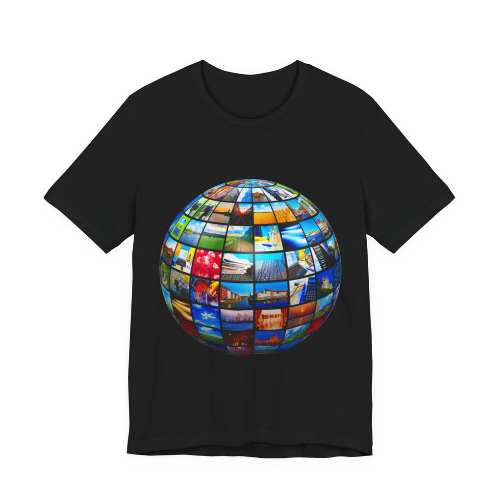 Global Travel Photography World Globe T-Shirt