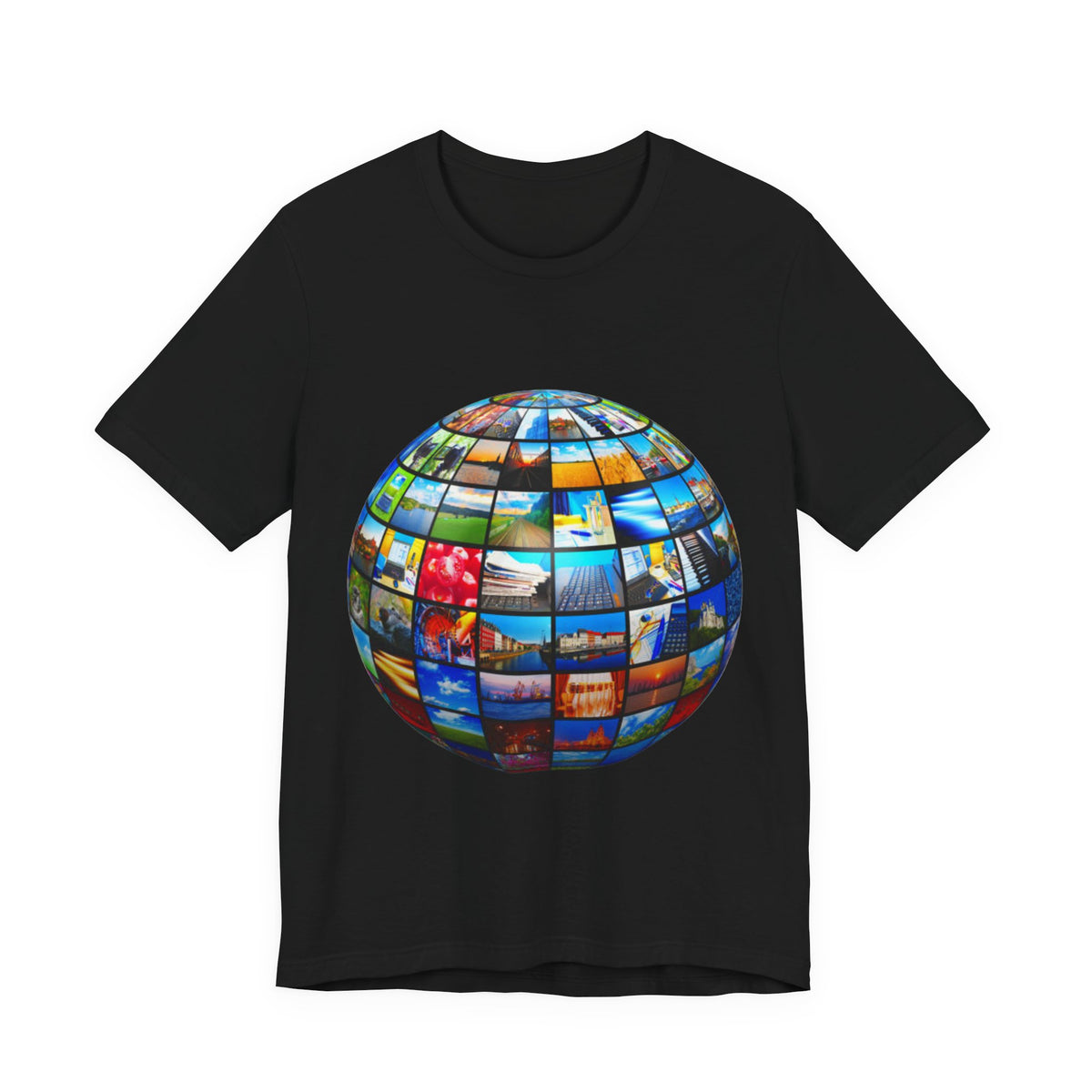 Global Travel Photography World Globe T-Shirt