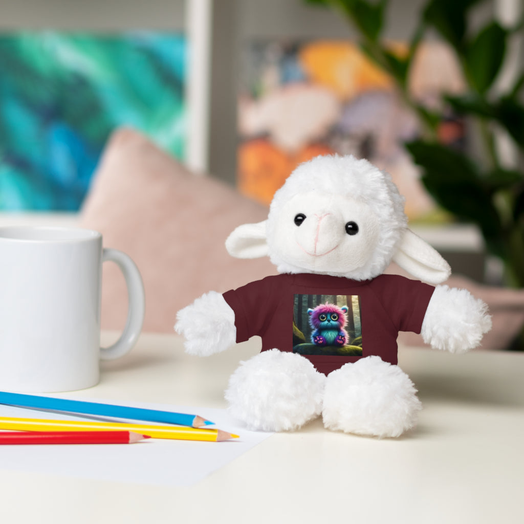 Brown Plush Teddy Bear with Cute Coffee Mug Tee - Gift for Kids & Coffee Lovers