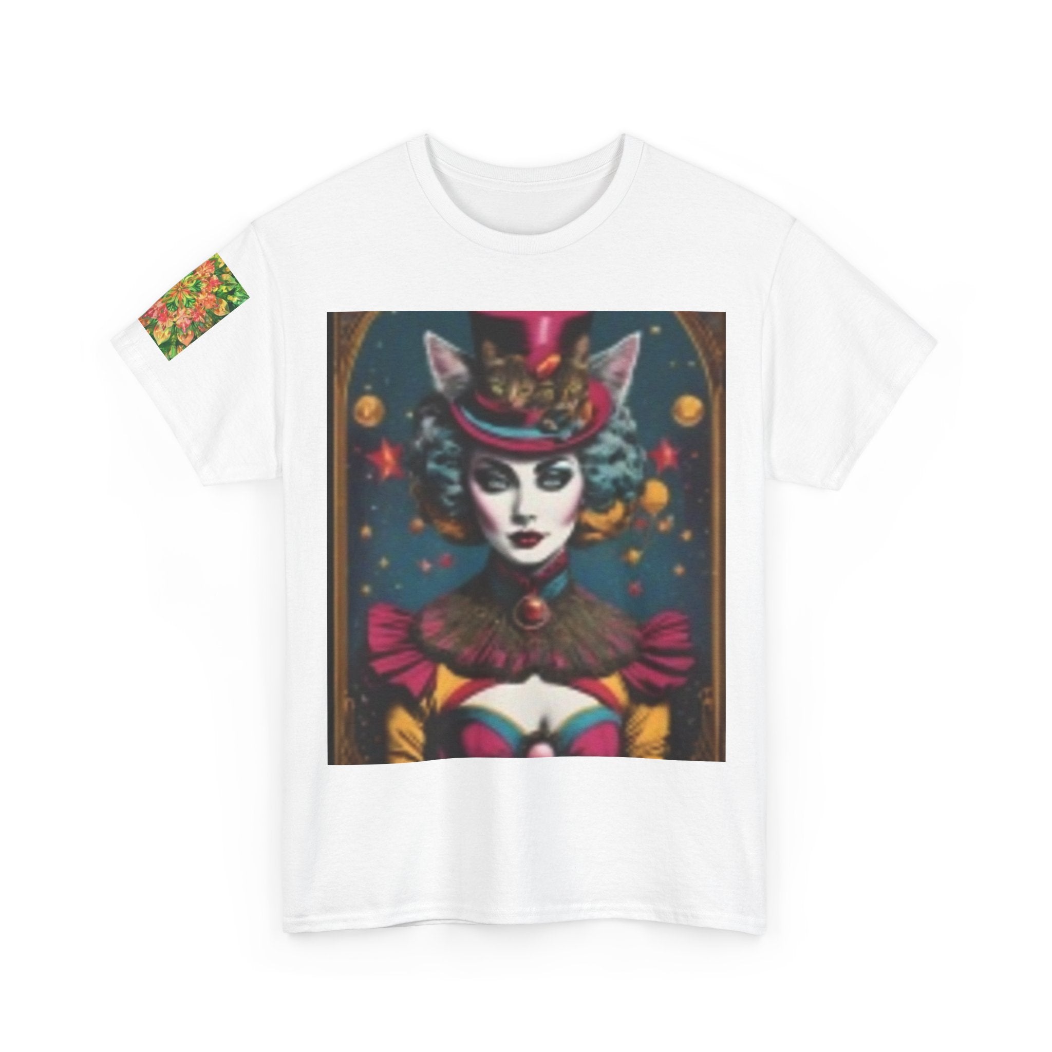 Mystical Carnival Fox Woman T‑Shirt