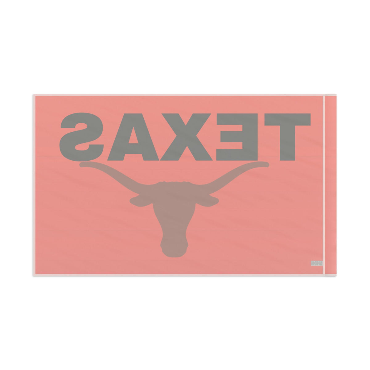 Texas Text Flag~Longhorn — Bold Retro State Pride Flag