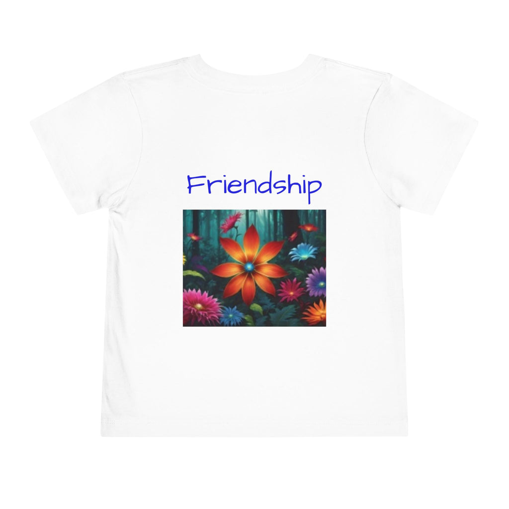 Toddler T-shirt— Cute Cartoon Animal Friends "Friendship" Graphic Shirt