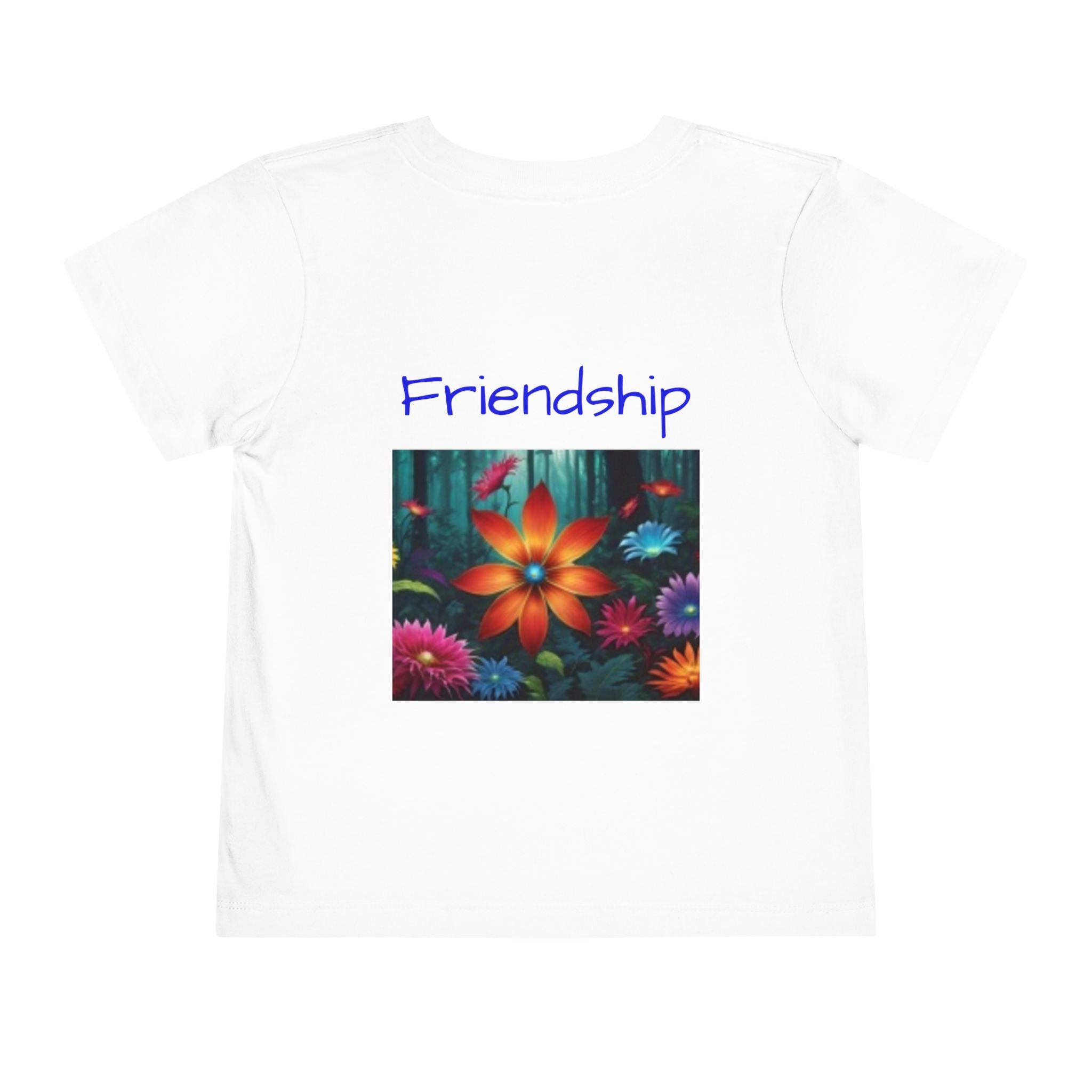 Toddler T-shirt— Cute Cartoon Animal Friends "Friendship" Graphic Shirt