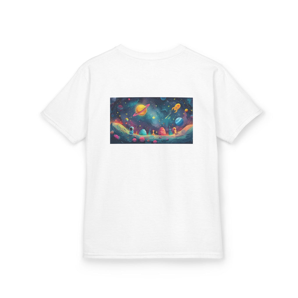 Kids Alien Space I Believe in You T-shirt — Colorful Extraterrestrial Galaxy Shirt