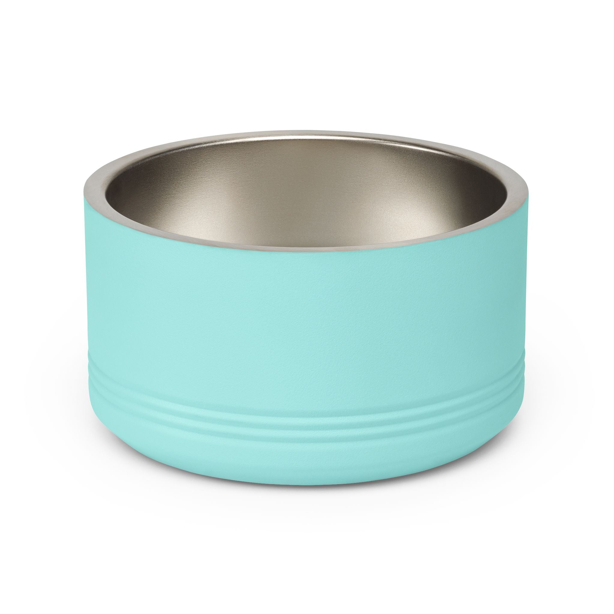 Cute Dog Face Stainless Steel Pet Bowl — 18 oz Cute Minimalist Dog Food & Water Dish