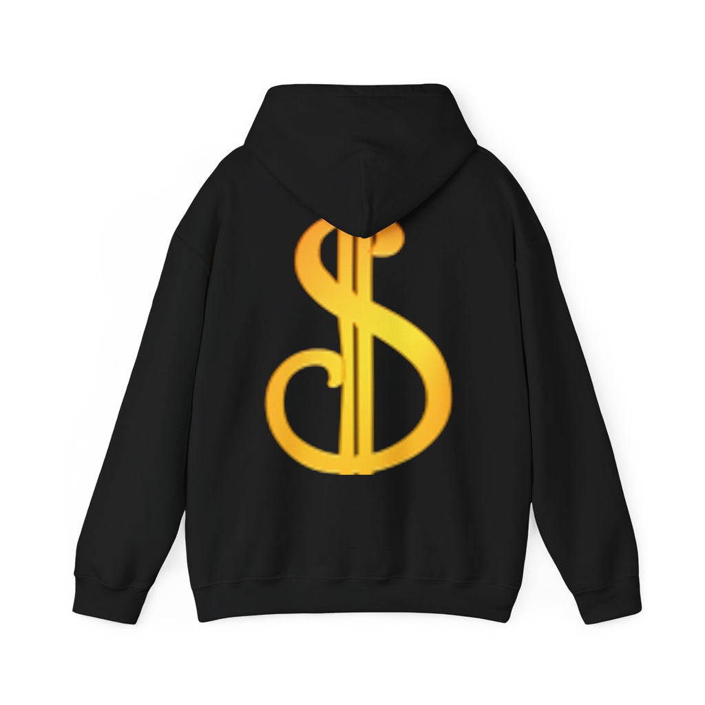 Dollar Sign Hoodie — Graphic Back Logo Streetwear Sweatshirt