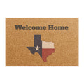 Welcome Home Texas Doormat — Rustic Texas Flag  Welcome Mat