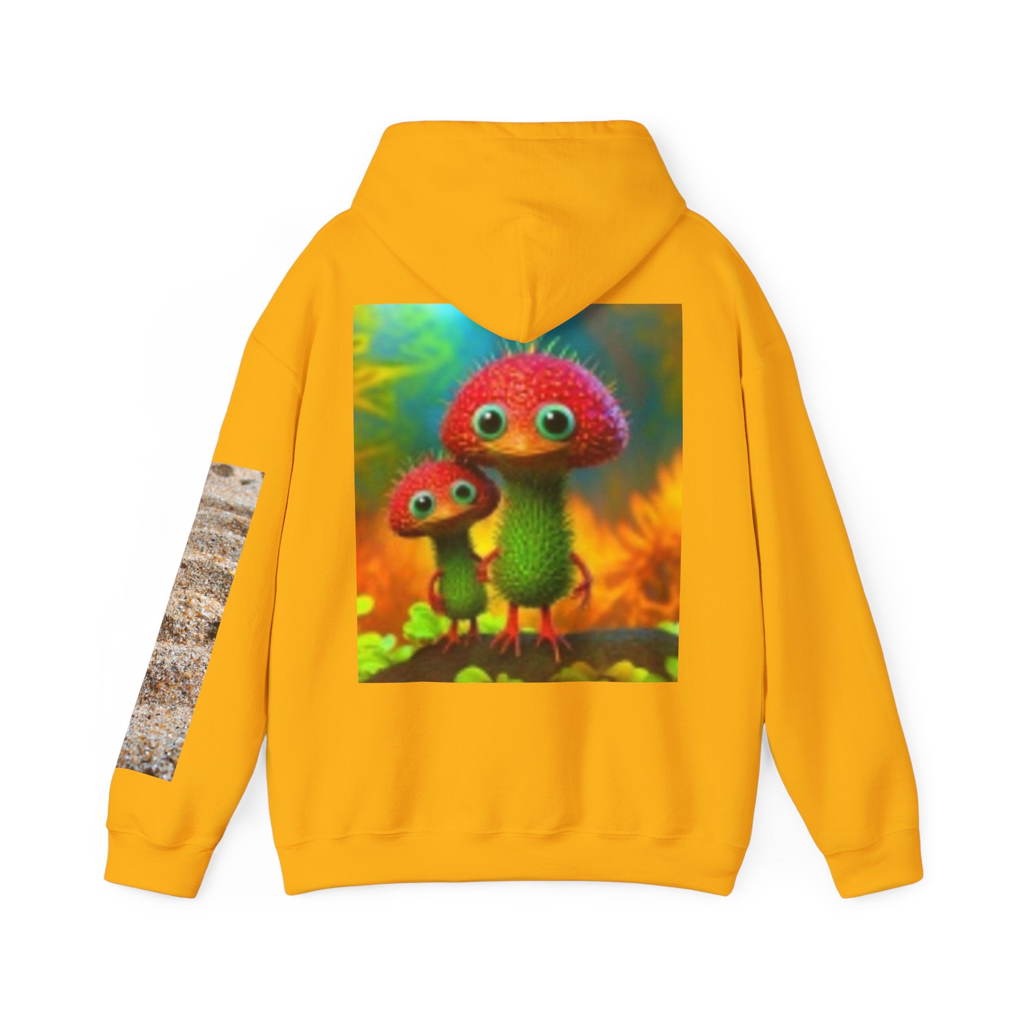 Mushroom Friends Hoodie — Cute Colorful Fungi Illustration Pullover