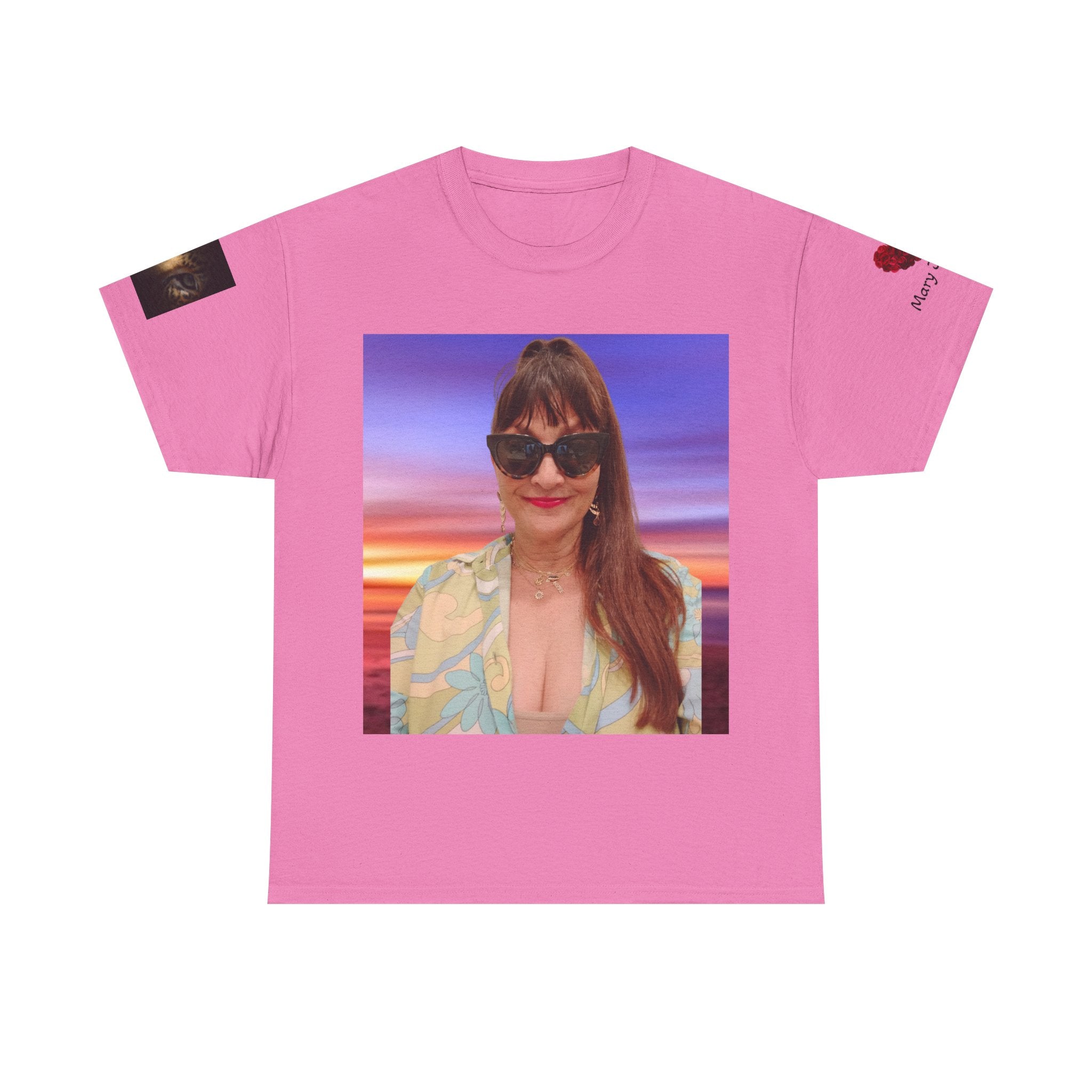 Mary Jordan  T-shirt— Retro Sunset Graphic T-Shirt