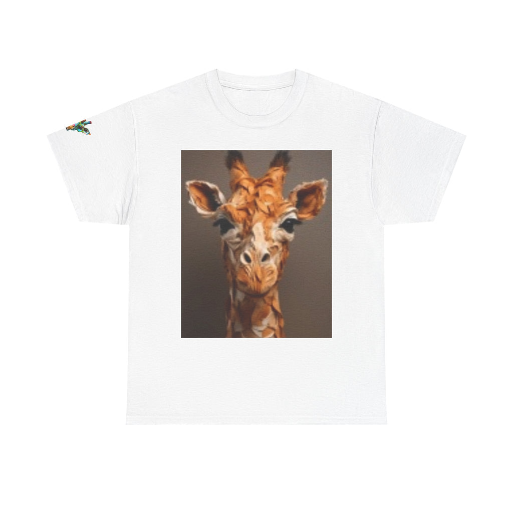 Giraffe Portrait Tee - Cute Watercolor Animal Graphic T-Shirt