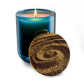 Swirl Sand Engraved 14oz Scented Soy Candle – Swirl Lid Aromatherapy Candle