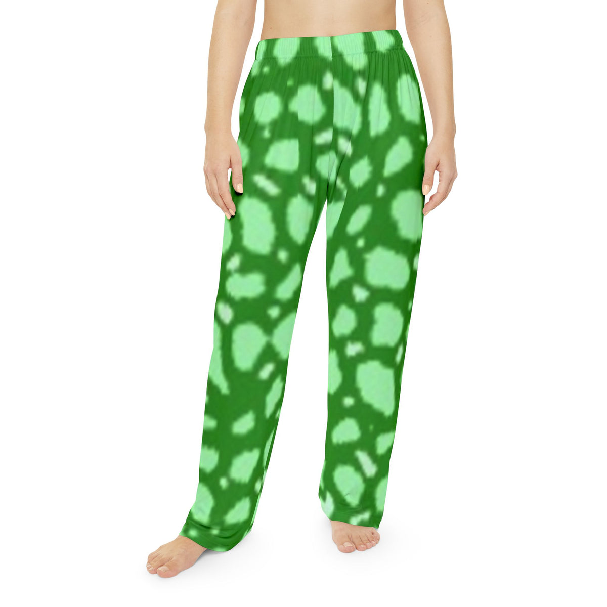 Women's Neon Leopard Pajama Pants — Colorful Animal Print Loungewear