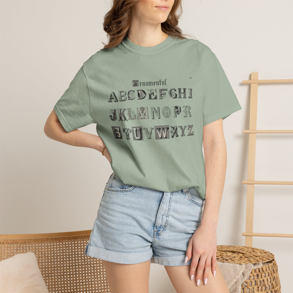 Vintage Alphabet Chart T-Shirt