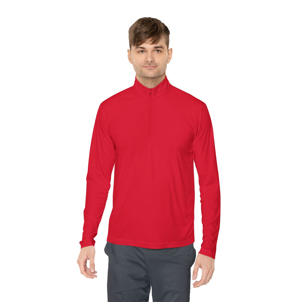 Quarter-Zip Pullover — Steampunk Cat Graphic