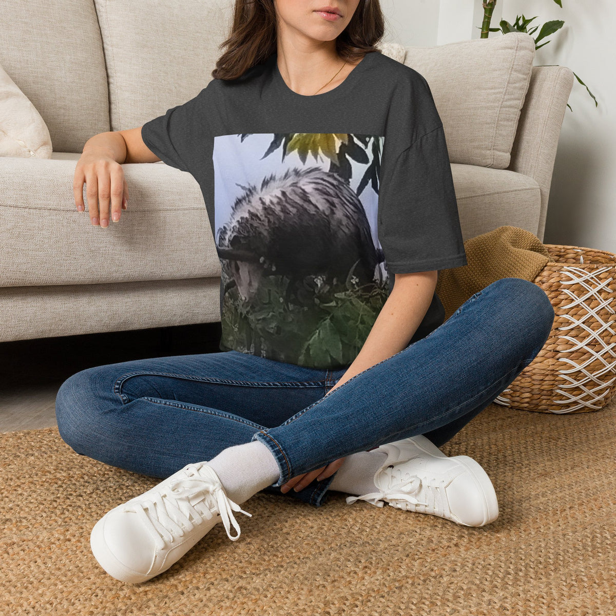 Relaxed Possum in Tree  Graphic Tee — Cute Little One~T-shirt