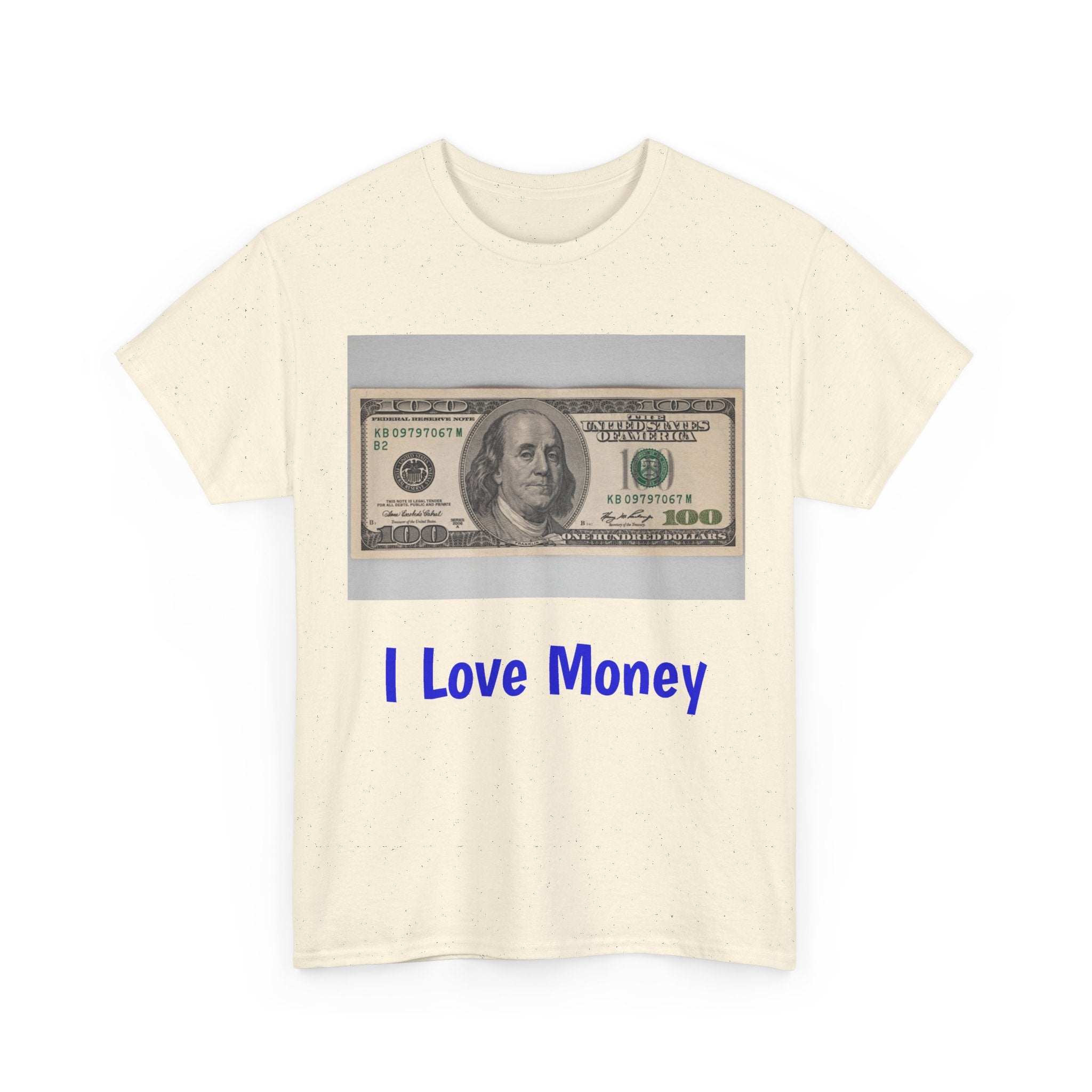 Money Print T‑Shirt – 100 Bill Graphic Tee