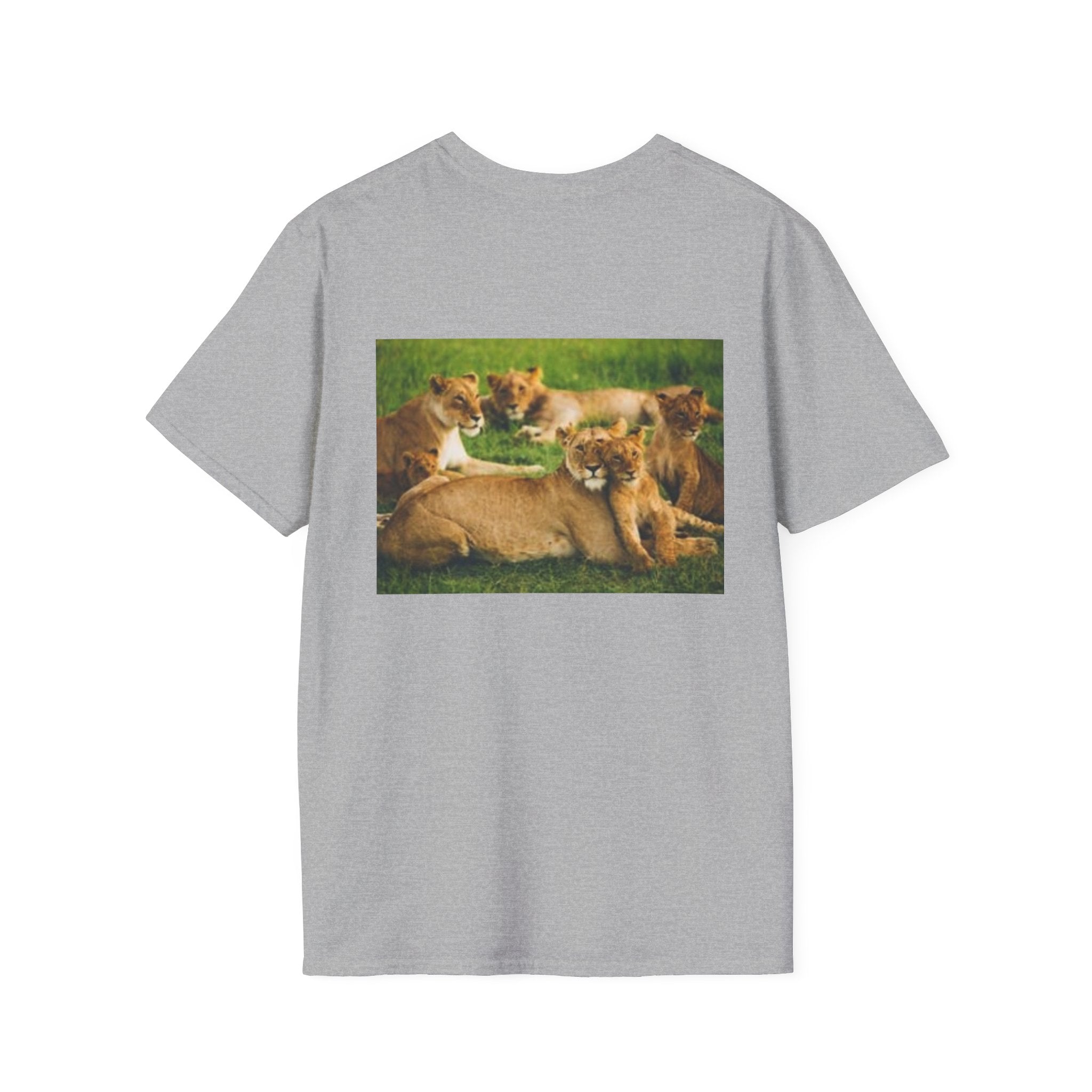 Lion Portrait T‑Shirt — Majestic Lion Face & Pride Photo Tee