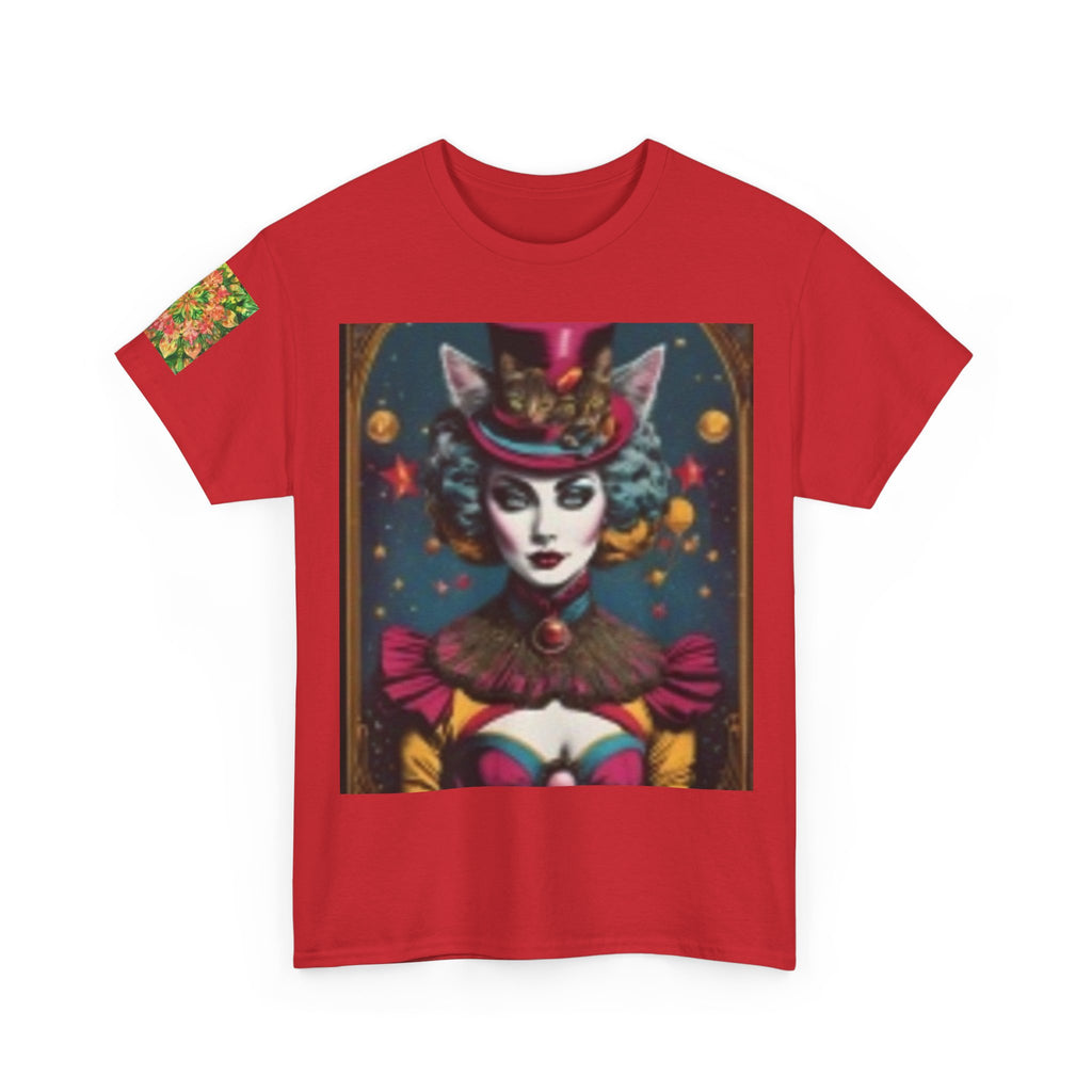 Mystical Carnival Fox Woman T‑Shirt