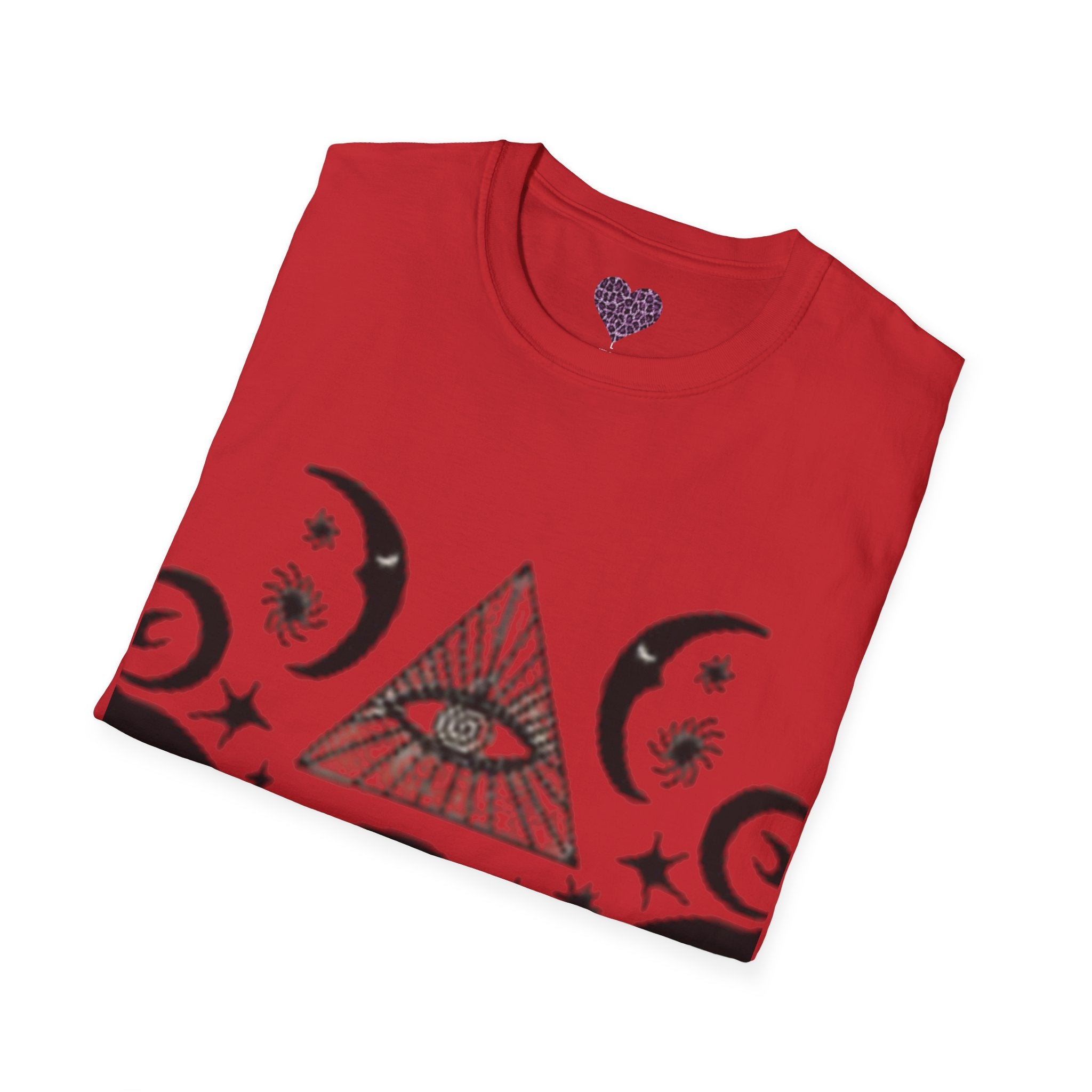 Mystic Moon Eye T-Shirt — Celestia lGraphic T-shirt  with Floral Back Panel