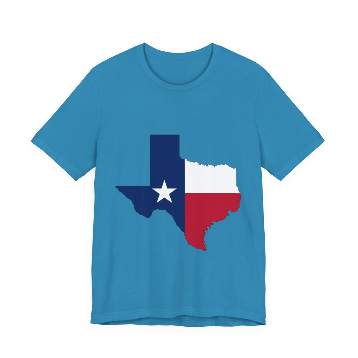 Texas Flag T-Shirt — Texas State Outline with Lone Star