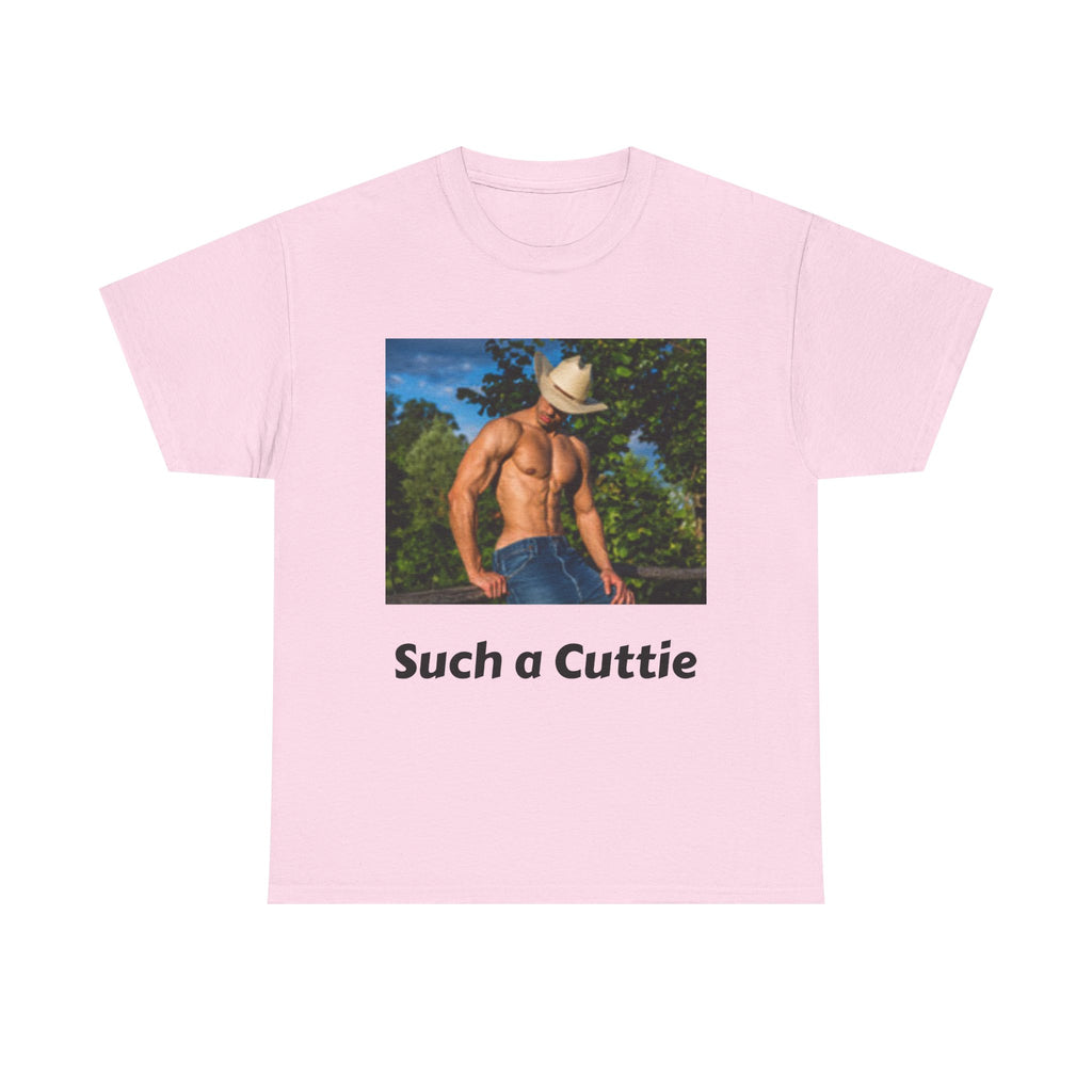 Cowboy with Muscles Not Wearing Shirt T-shirt