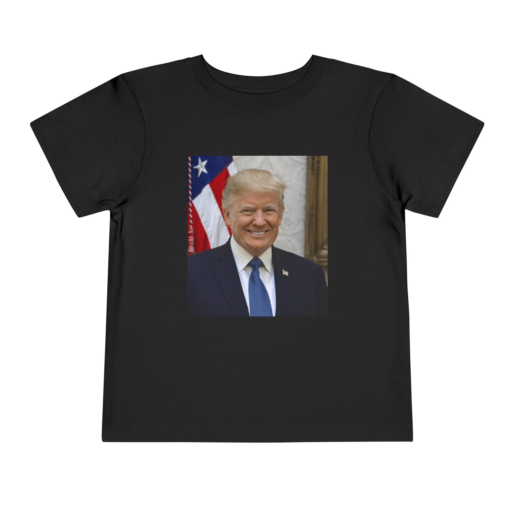 T-shirt pour enfant avec portrait patriotique et drapeau