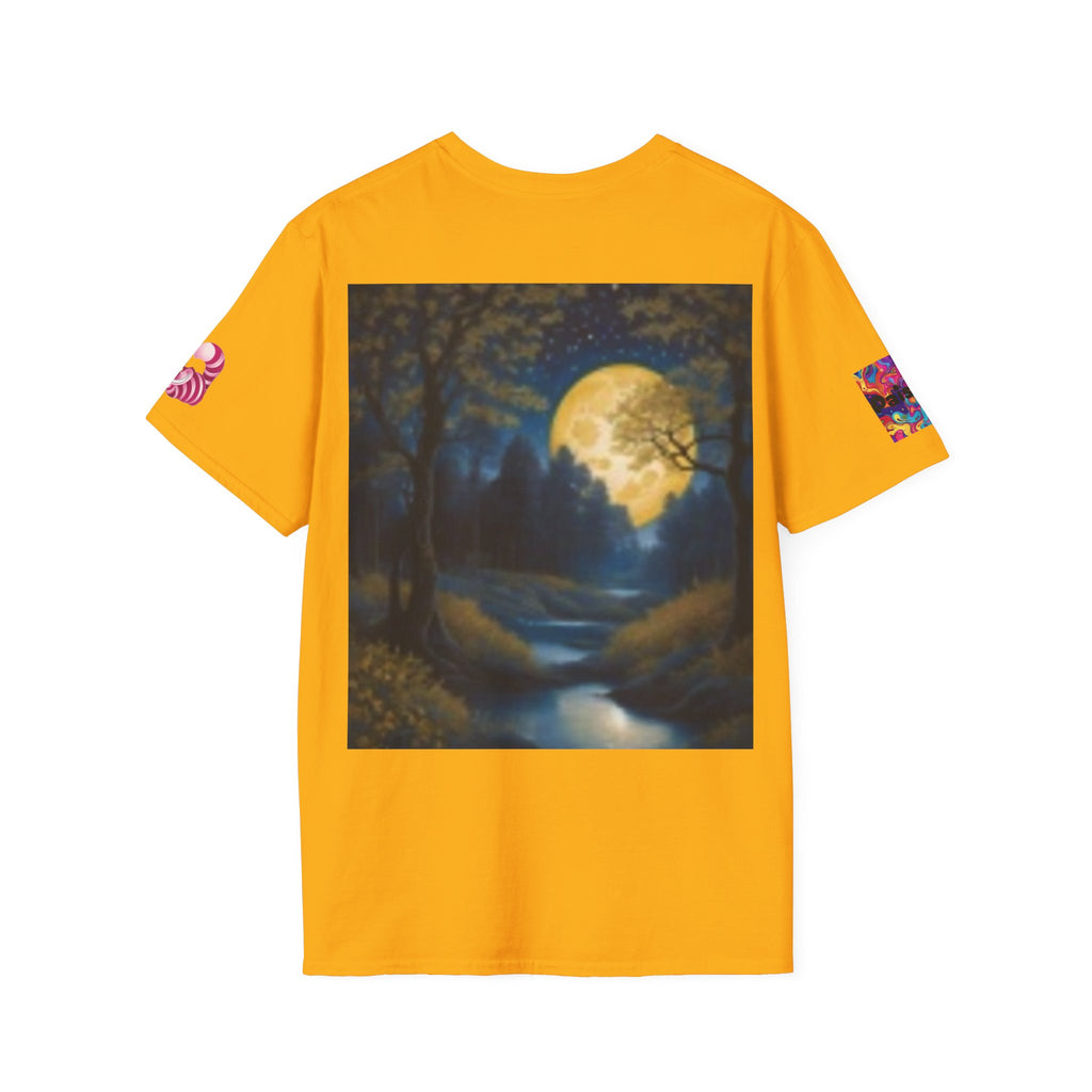 Paisley Tee — Vintage Glam Face Print T‑Shirt