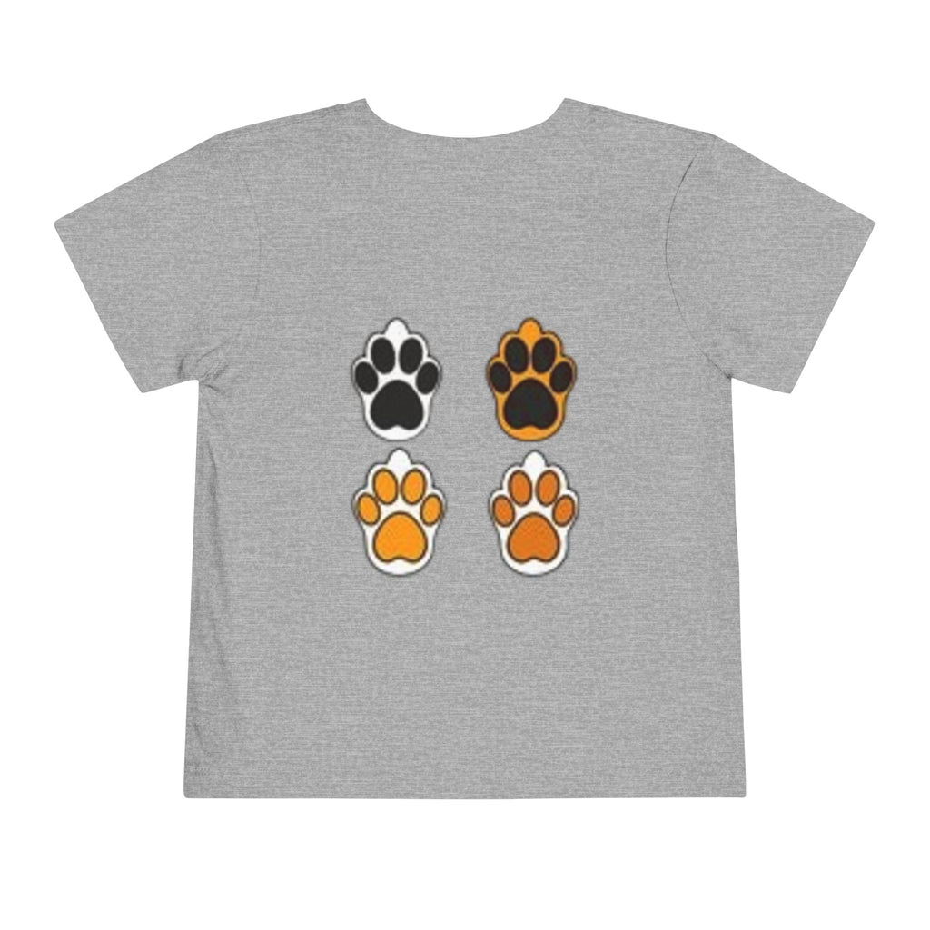 Toddler Tee — Playful Kitten and Fishbowl Graphic