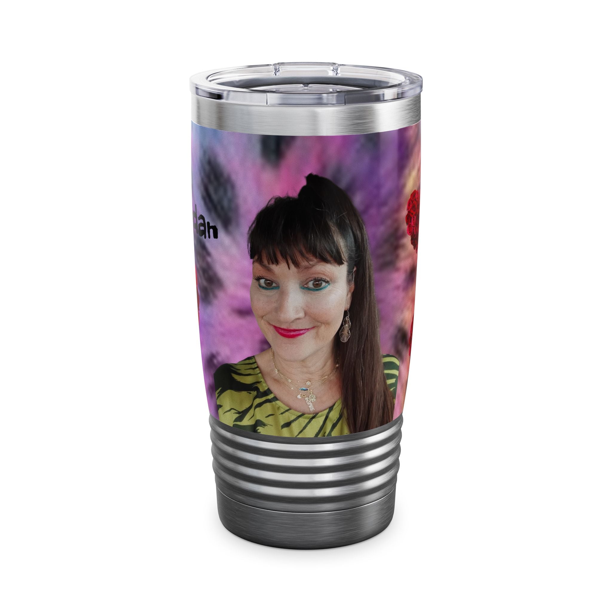 Mary Jordan Tumbler — Custom 20oz Ringneck Travel Mug with Name & Heart Design