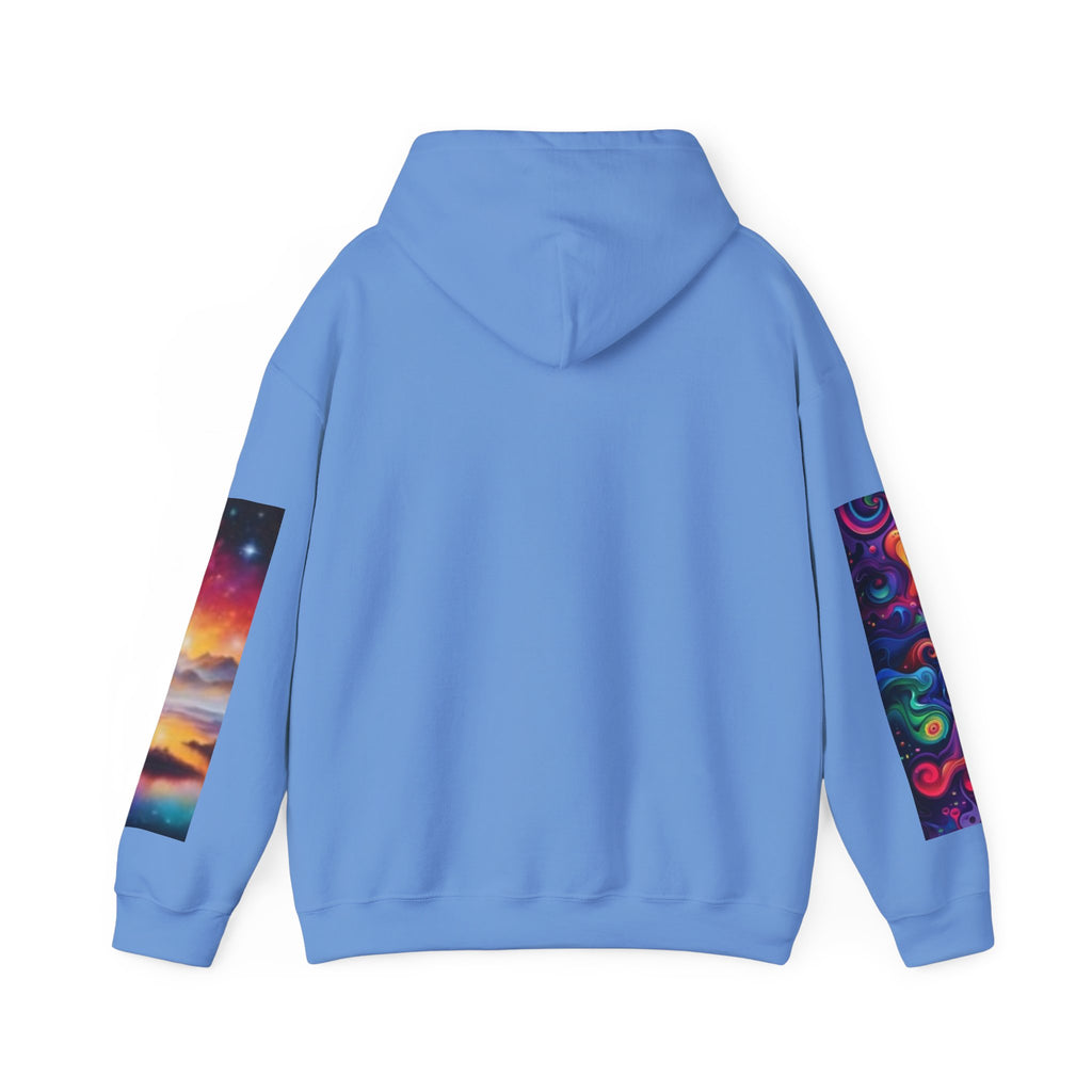 Silhouette Wolf Unisex Heavy Blend Hooded Sweatshirt Cozy All Night