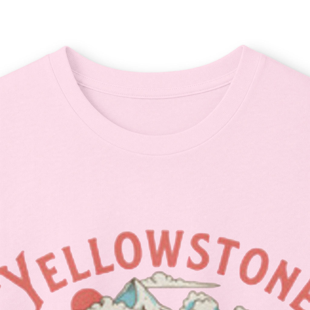 Yellowstone National Park Long Sleeve Tee — Vintage Mountain Camping T-Shirt