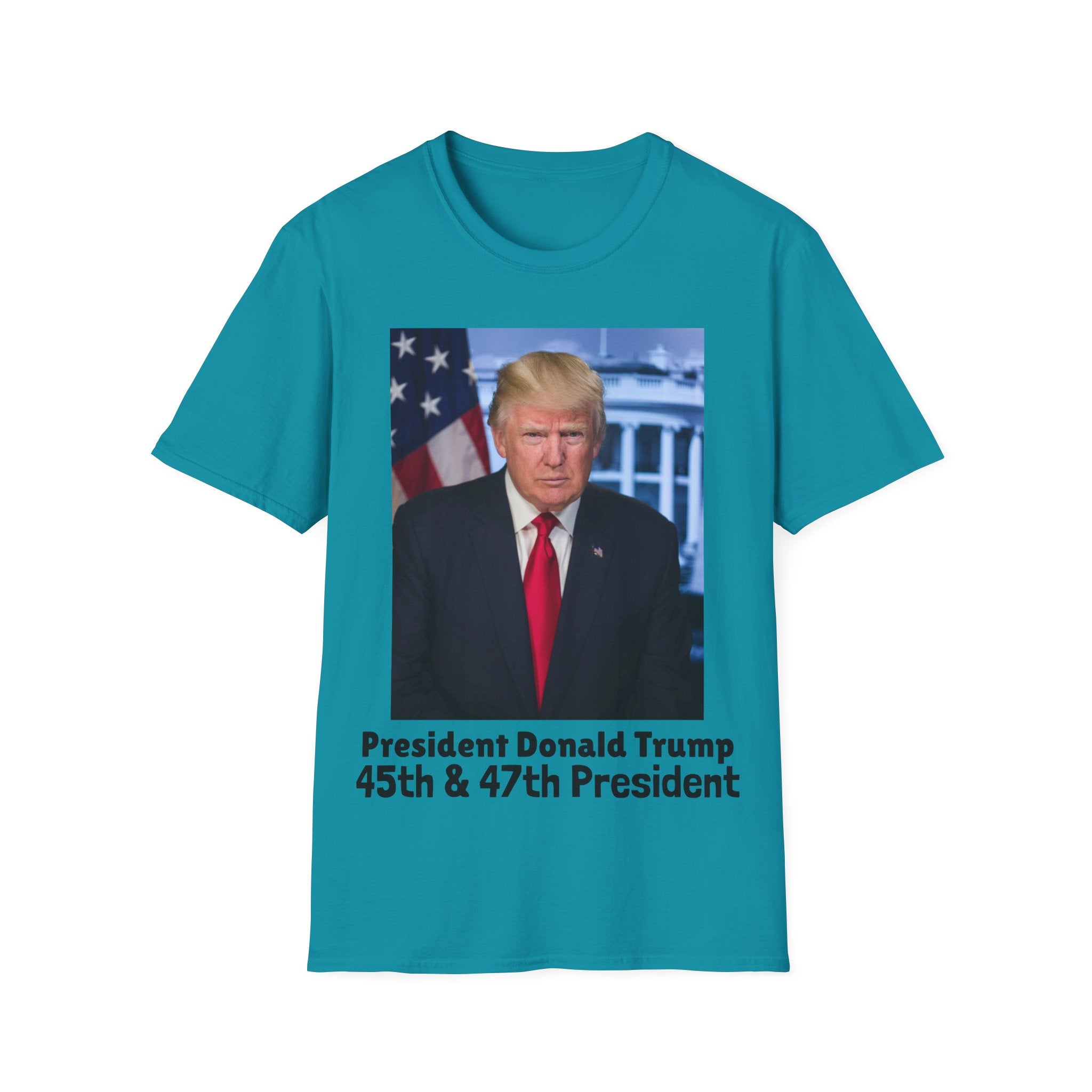 Camiseta del presidente Donald J TRUMP — Camiseta con la bandera patriótica